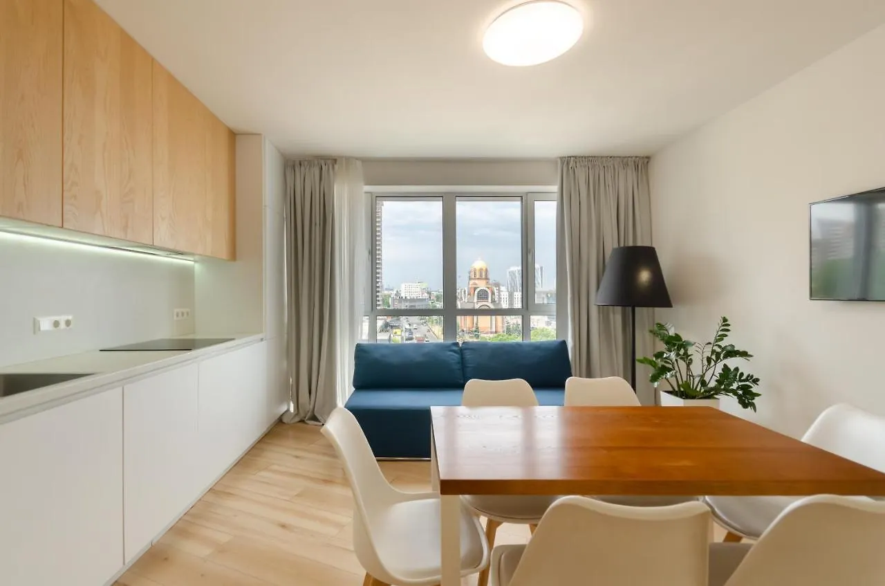 Petrovdom 35-74 In Panoramic 2 Bedroom Apartments At Rc Kvartet, 16Г Vasyl Lypkivskyi Street Kyiv